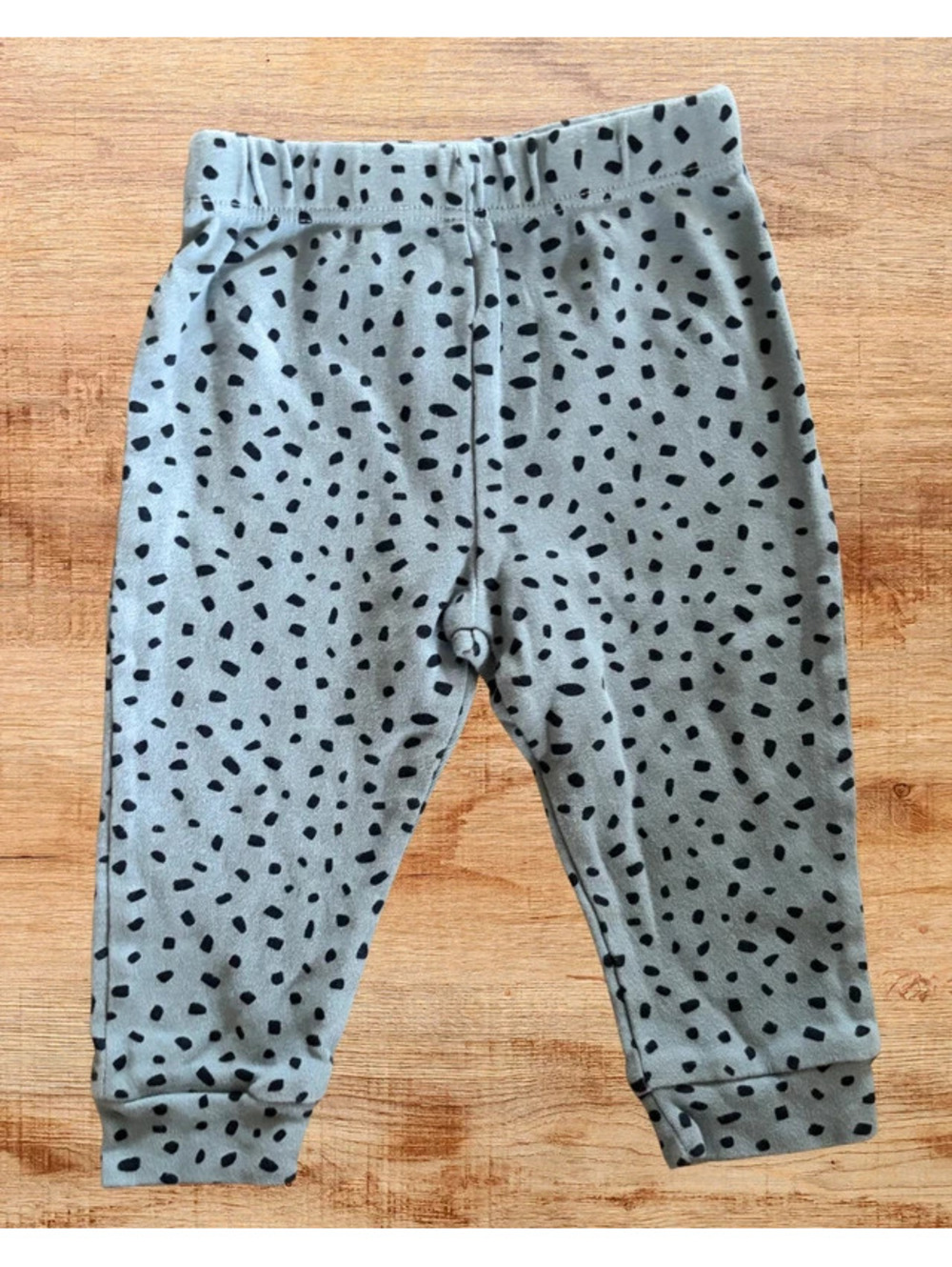 Pekkle Baby 9M Blue Spotted Leggings Pull On Pants